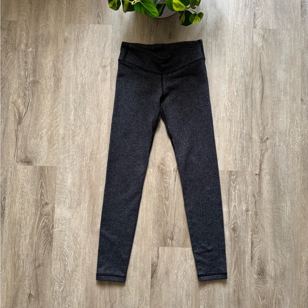 Ivivva Leggings Herringbone Print size 8